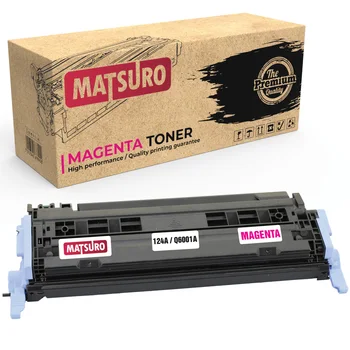 Original Matsuro | Compatibil înlocuire cartuș de toner pentru HP Q6000A Q6001A Q6003A Q6002A 124A CRG-707